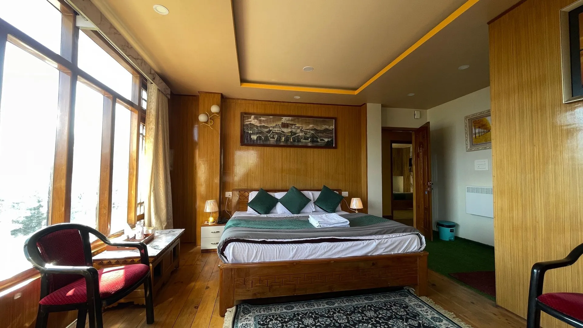 Wide interior view of the Super Premium Room