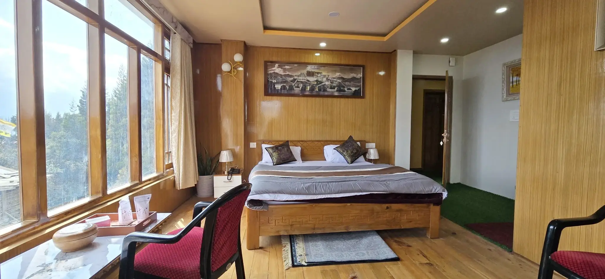 Premium room with forest view at Rikya Retreat
